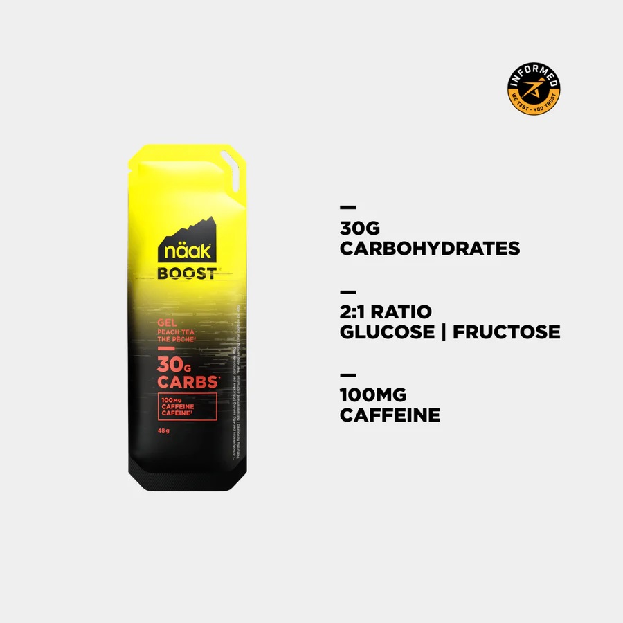 BOOST ENERGY GEL PEACH TEA 48gr CAFF