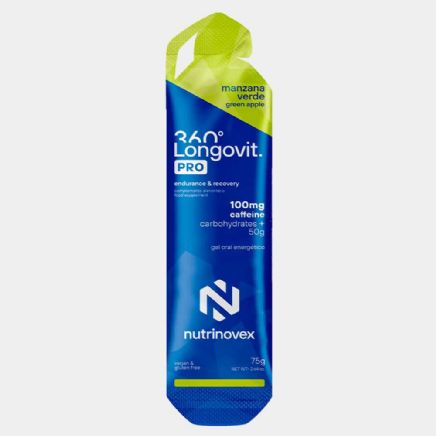 LONGOVIT 360 GEL PRO 100CAF MANZANA 75gr